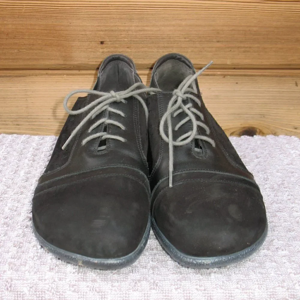 Naot Black Lalo Perforated Sneakers Shoes 6.5